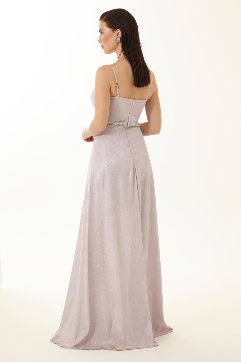 Blush glare sleeveless maxi dress