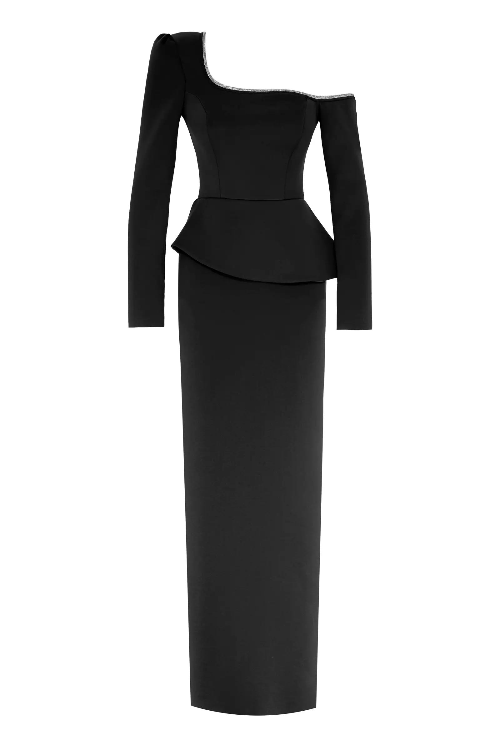 Black Dokuma Long Sleeve Maxi Dress