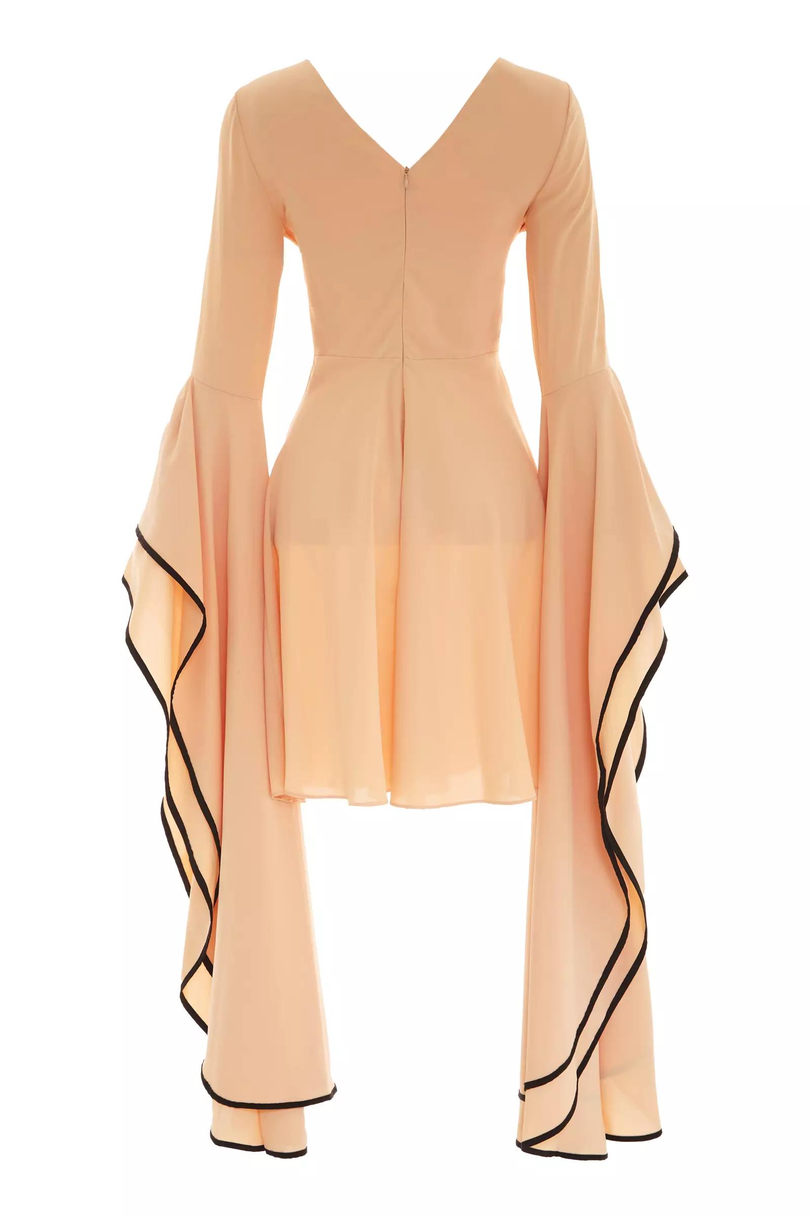 Light pink felisha long sleeve mini dress