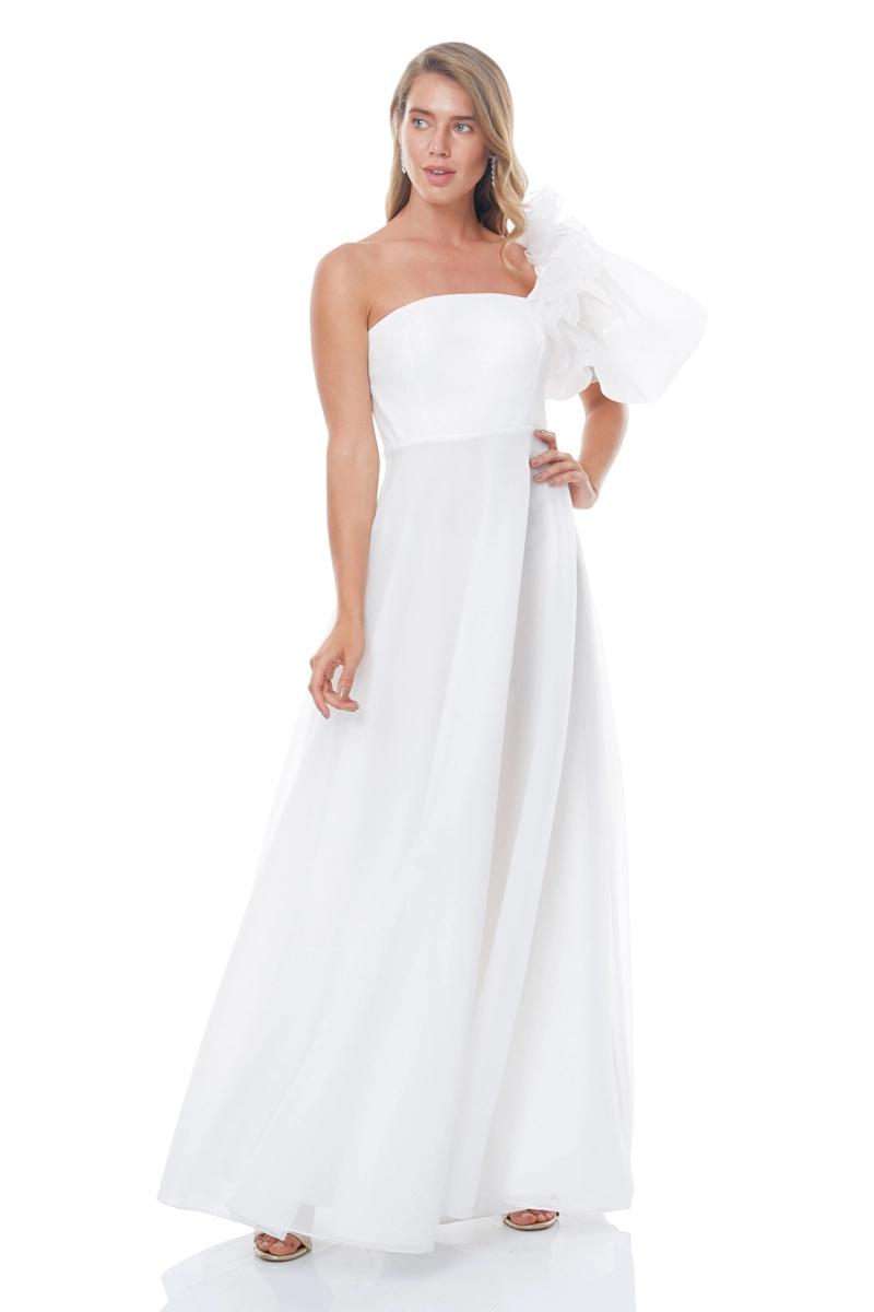 White Tulle Maxi Dress