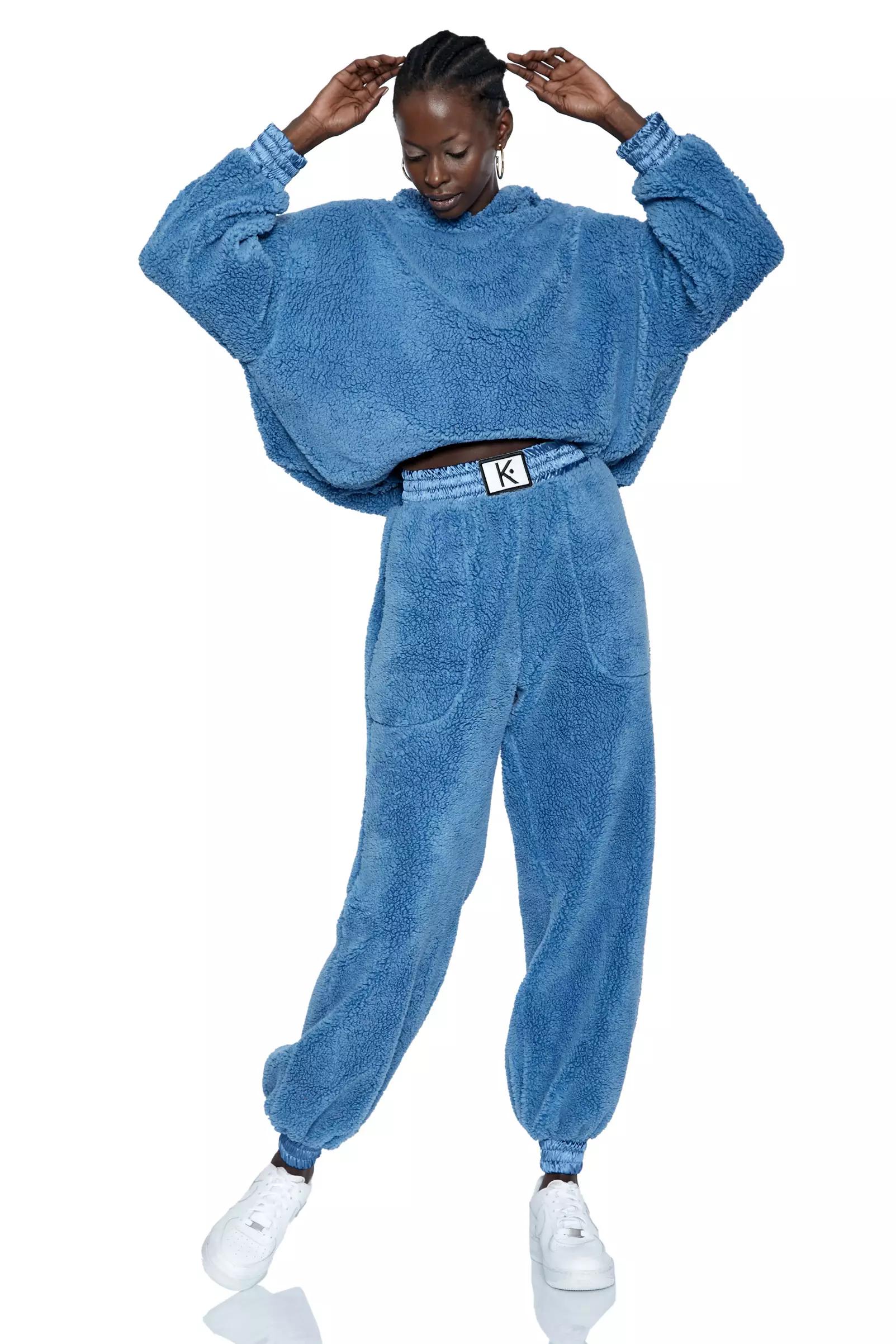 Blue Teddy Bear Long Sleeve Sweatshirt