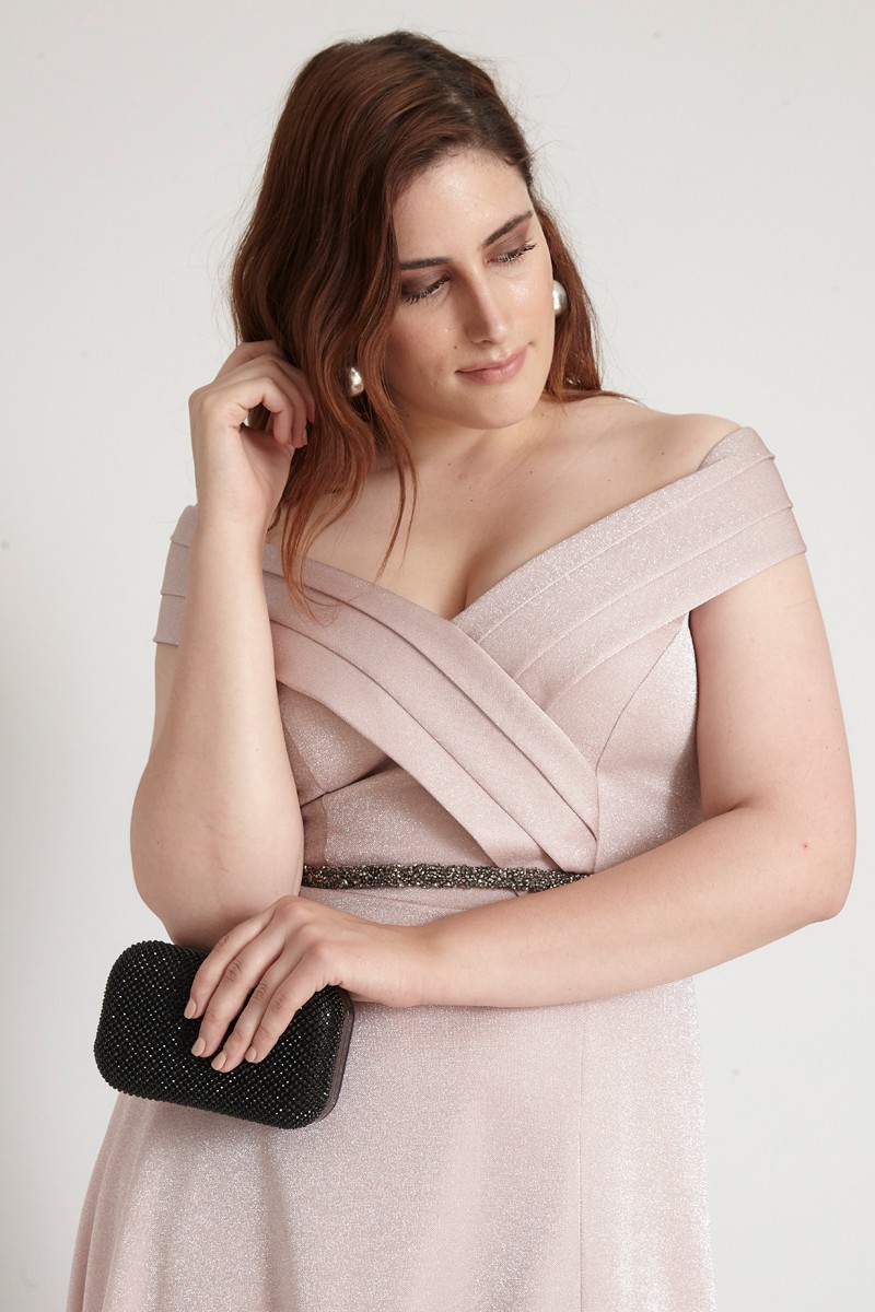 Powder Plus Size Knitted Sleeveless Maxi Dress