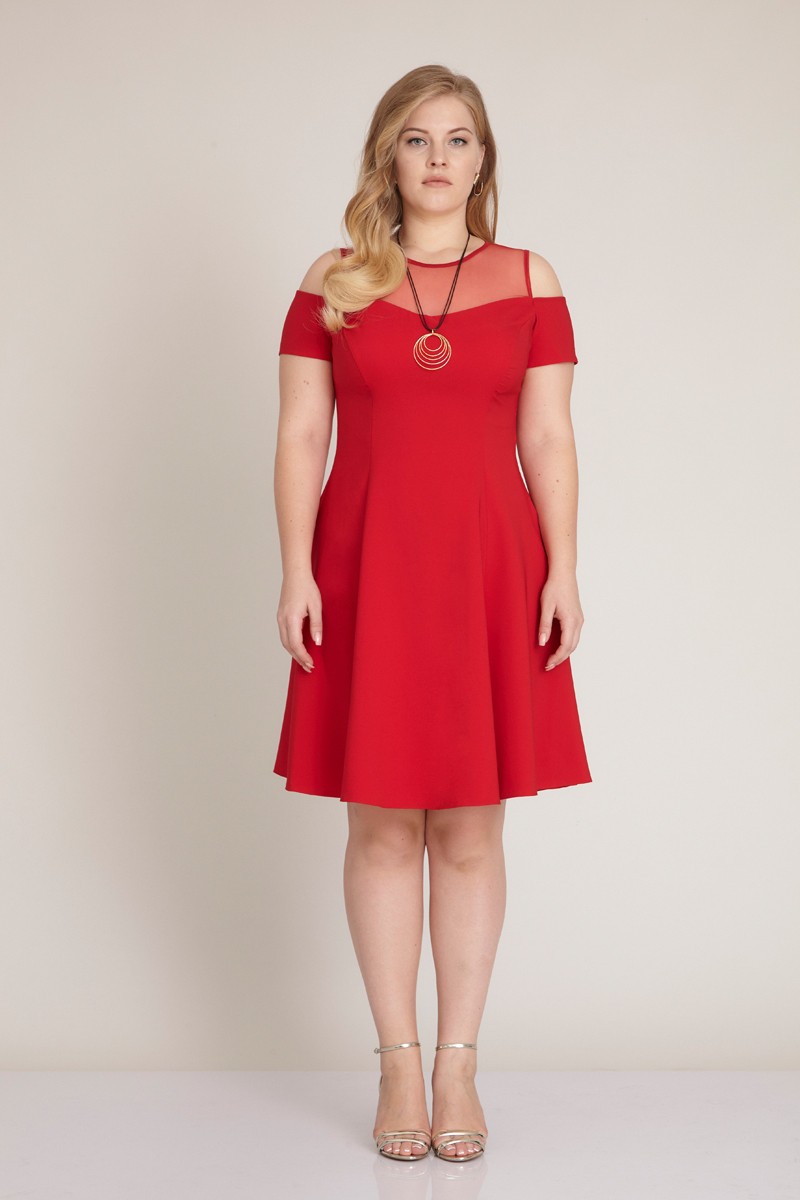Red Plus Size Dress