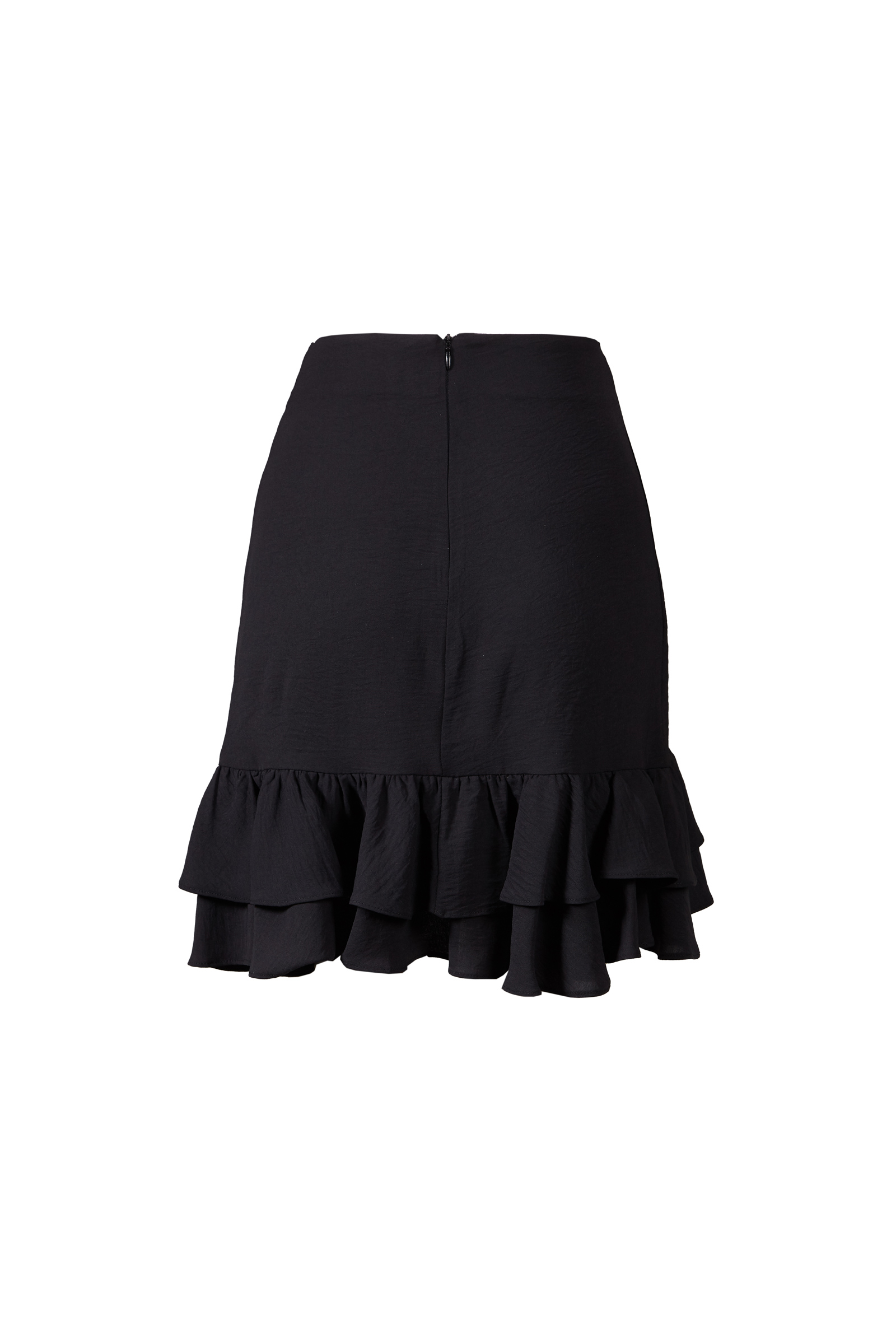 Black Knitted Mini Skirt