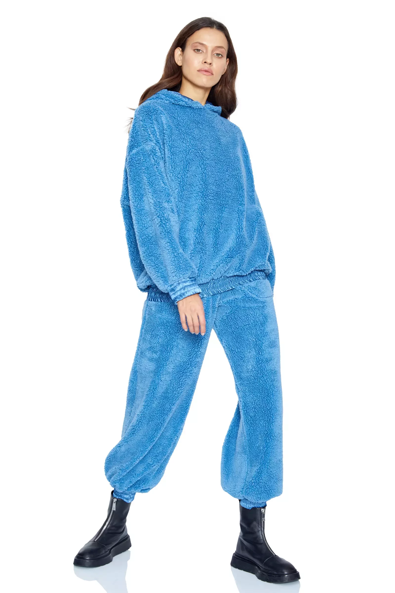 Blue Teddy Bear Long Sleeve Sweatshirt
