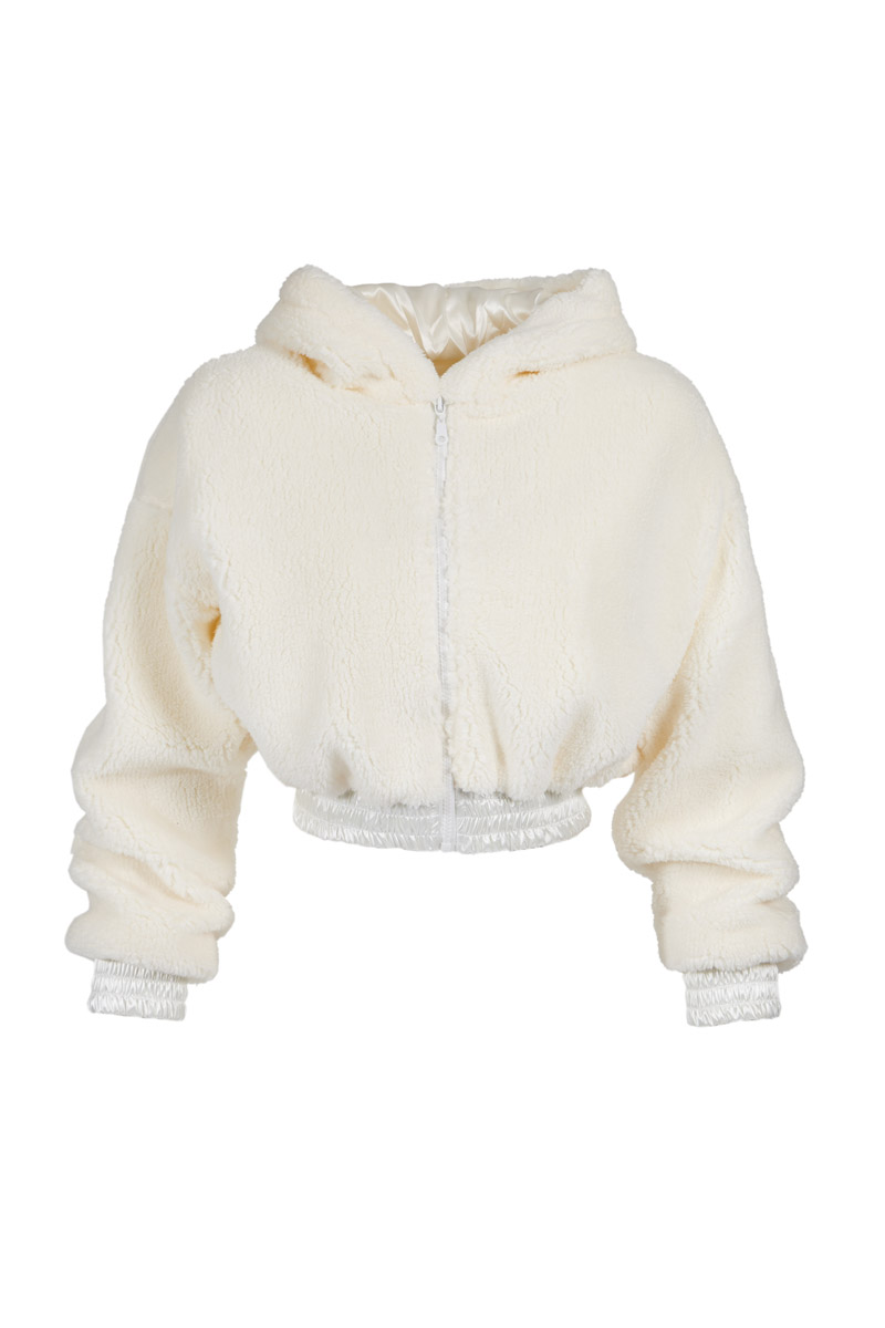 White Teddy Bear Long Sleeve Sweatshirt