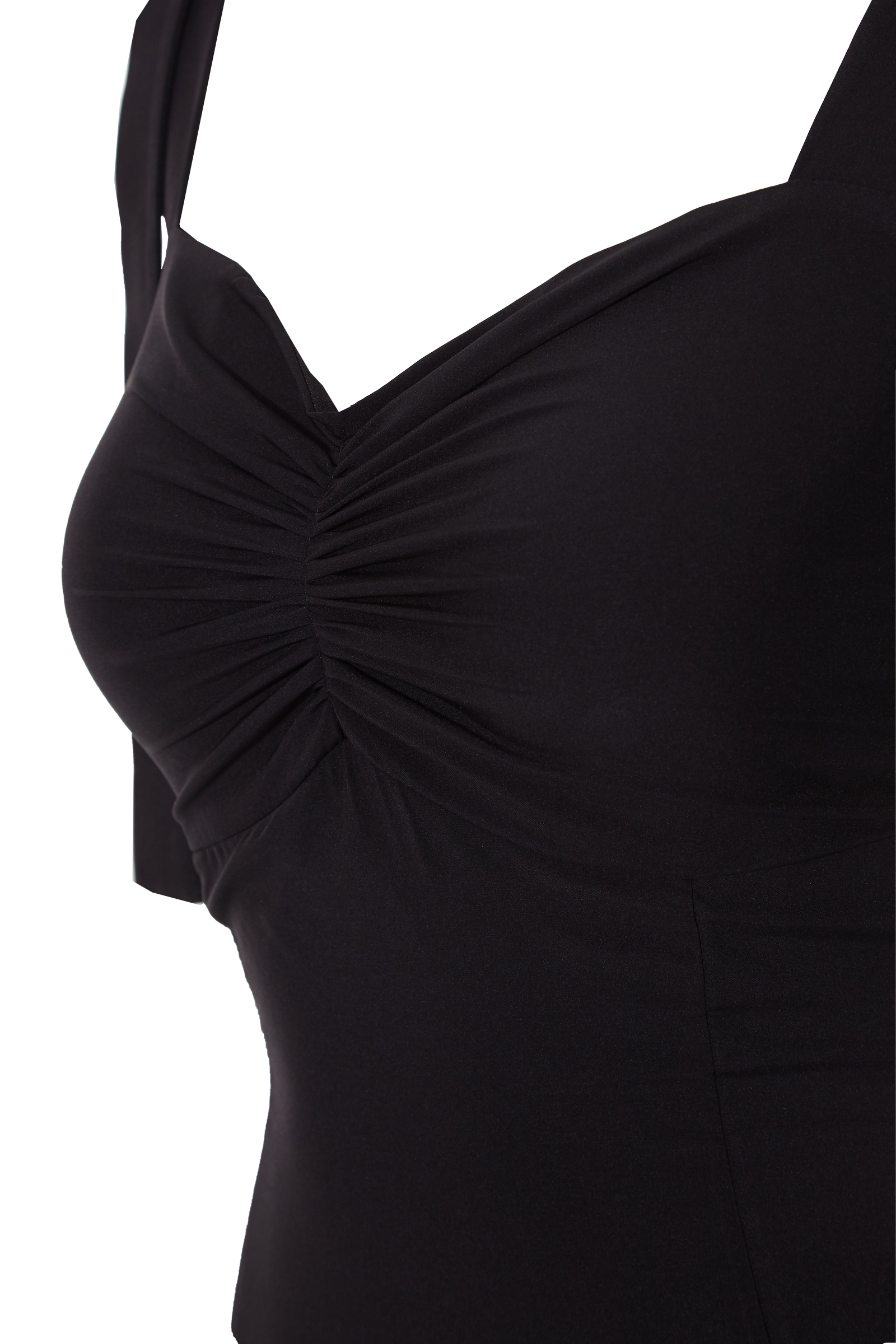 Black jessica sleeveless maxi dress