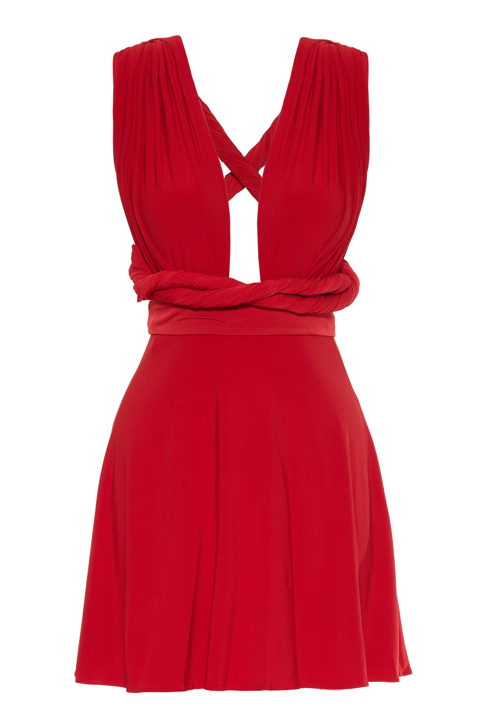 Red Sendy Sleeveless Mini Dress